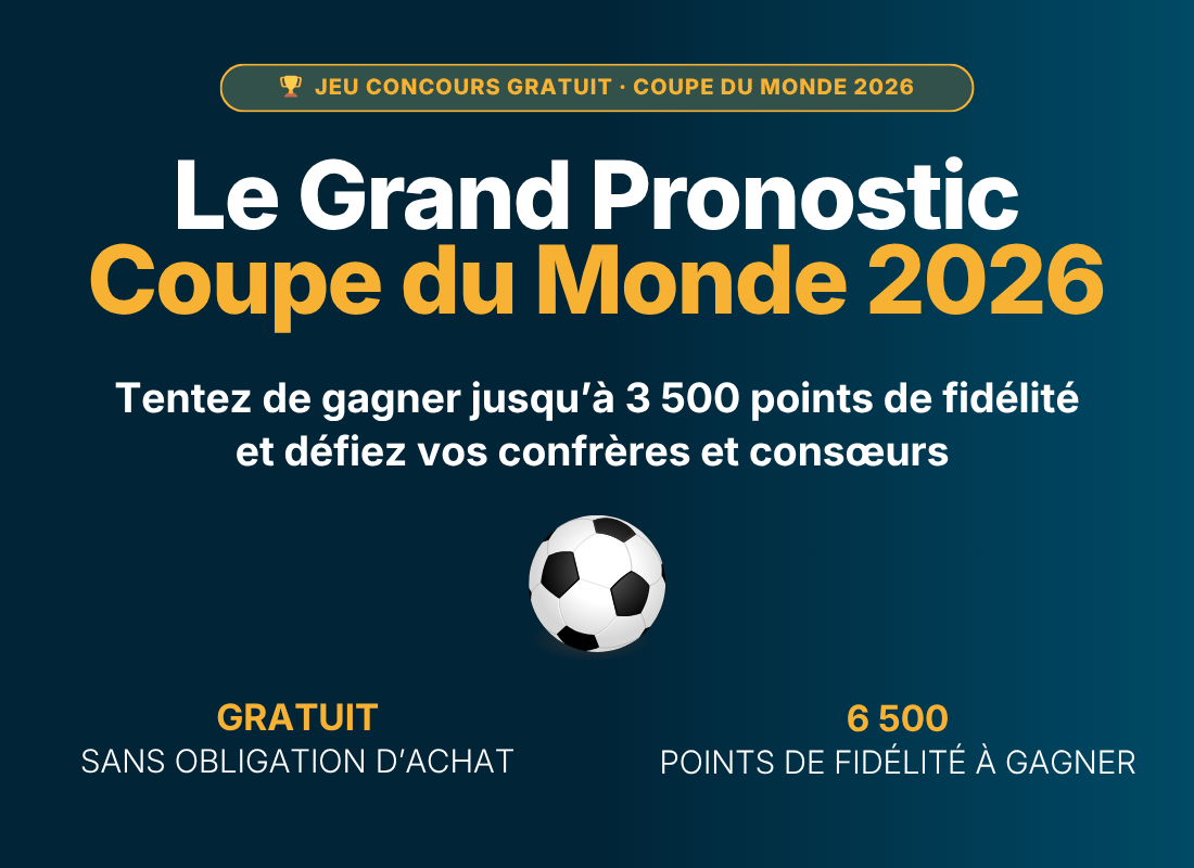 Le Grand Pronostic Coupe du Monde 2026 - Jeu concours gratuit My Podologie