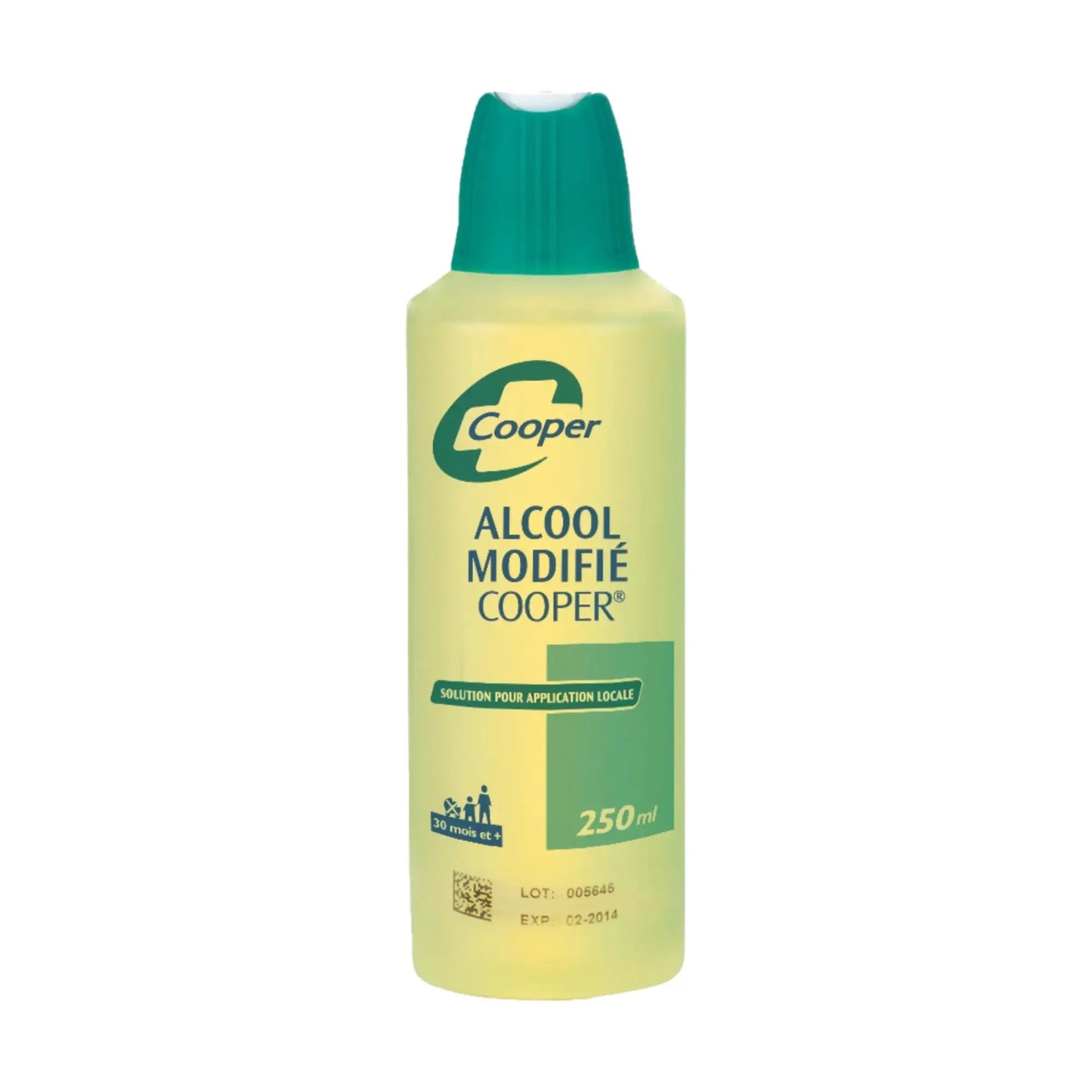 Alcool modifié 70% 250 ml - Cooper - My Podologie