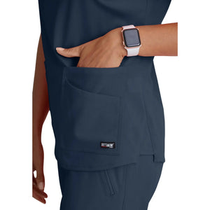 Aura - V-neck tunic - Women - Grey’s Anatomy Stretch Grey’s Anatomy 