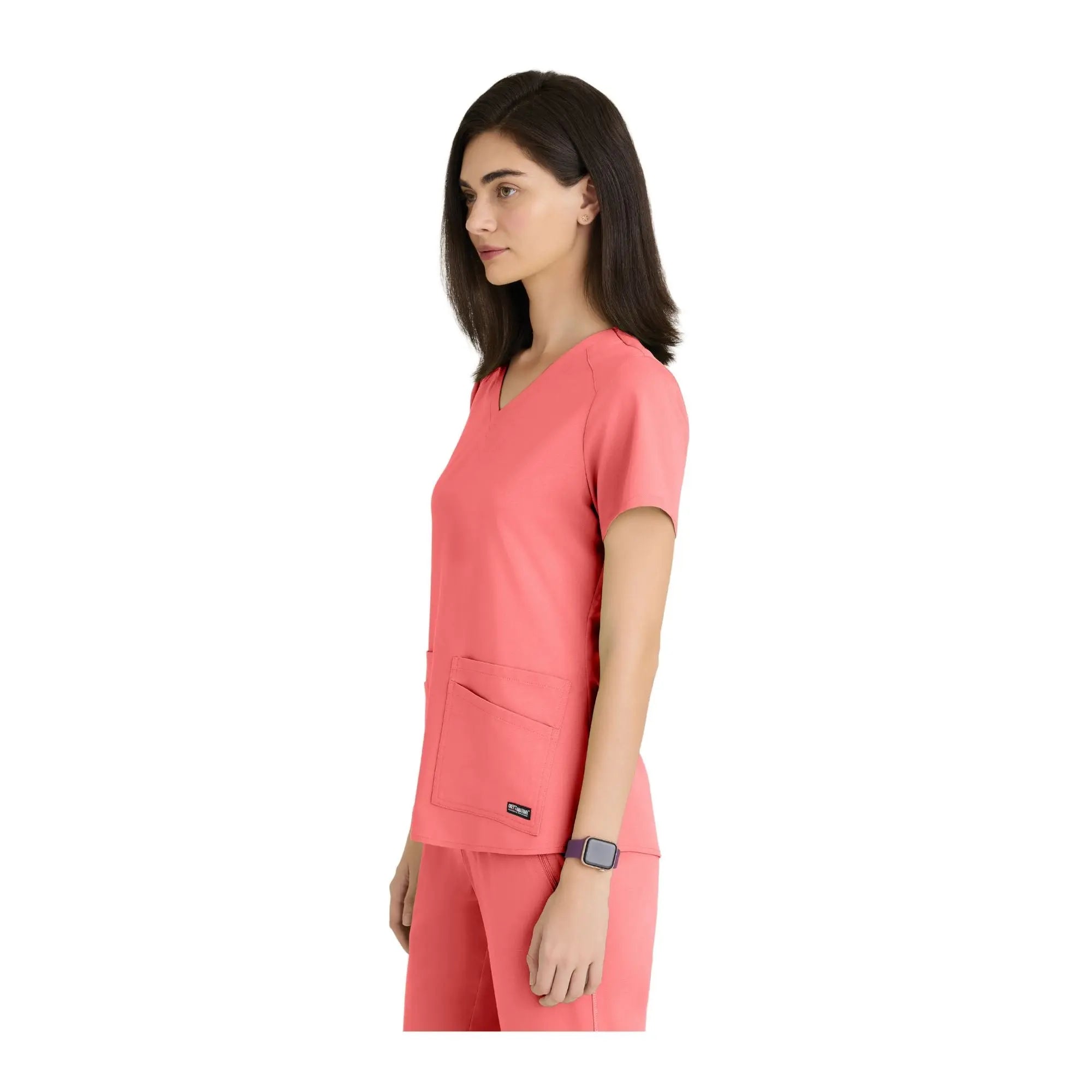 Aura - Tunique col V - Femme - Grey’s Anatomy Stretch Grey’s Anatomy 