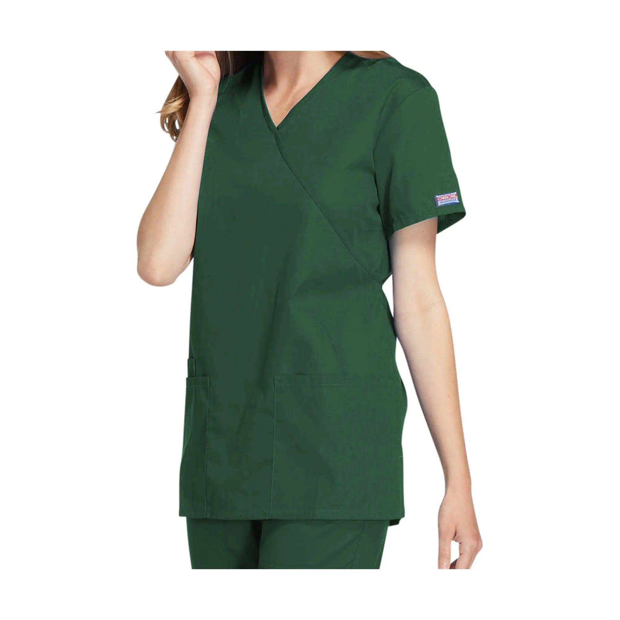 Bayonne - Tunique médicale - Effet cache-coeur  - Manches courtes - Femme - 72 cm - Cherokee Cherokee Authentic Workwear 
