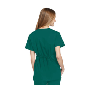 Bayonne - Medical Tunic - Wrap Effect - Short Sleeve - Women - 72 cm - Cherokee Cherokee Authentic Workwear 