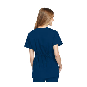 Bayonne - Medical Tunic - Wrap Effect - Short Sleeve - Women - 72 cm - Cherokee Cherokee Authentic Workwear 