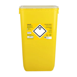 Conteneur Fût en plastique rectangulaire - Clinisafe Hospidex 