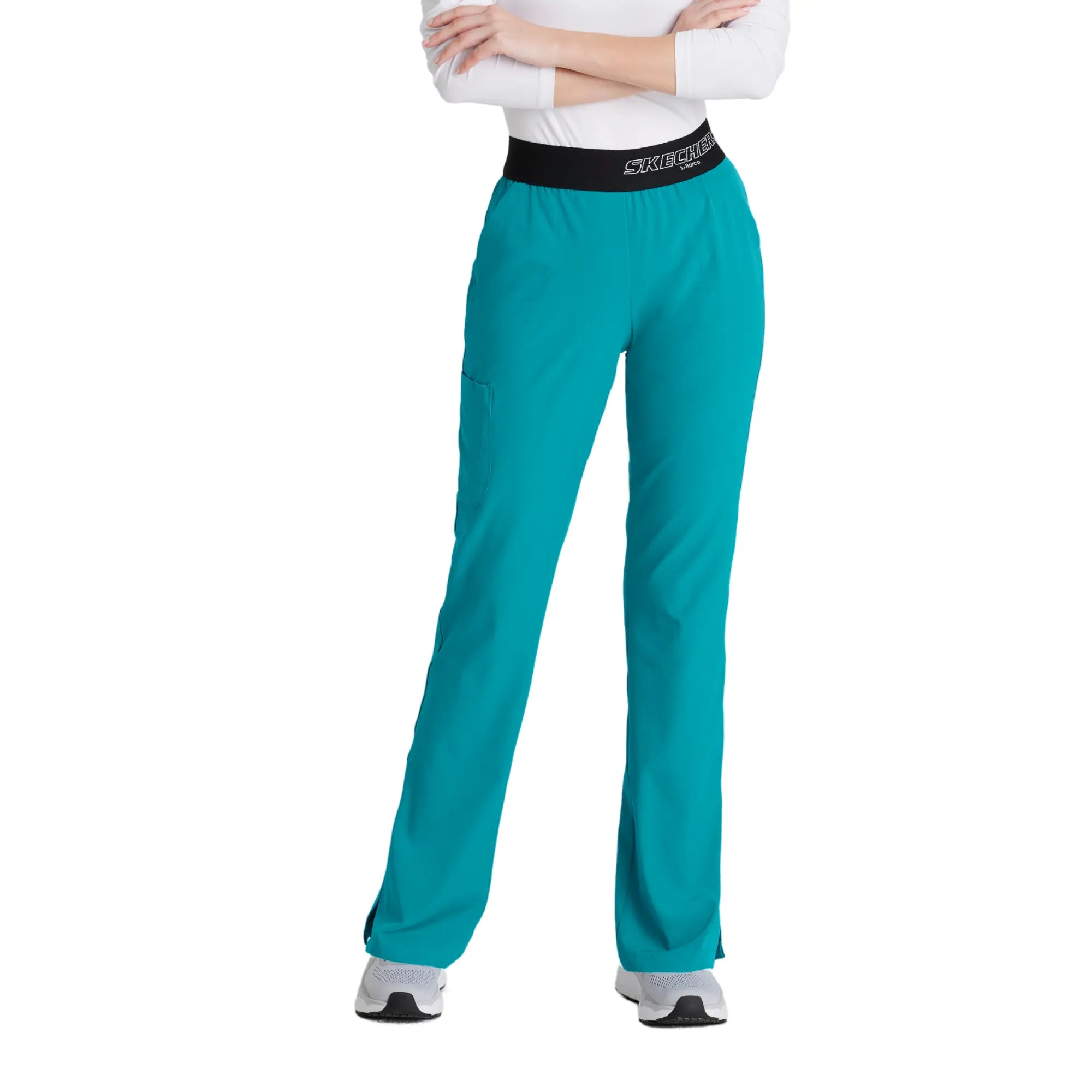 Dazy - Pantalon médical avec élastique - Femme - Skechers SKECHERS  Bleu Caraïbes / XL