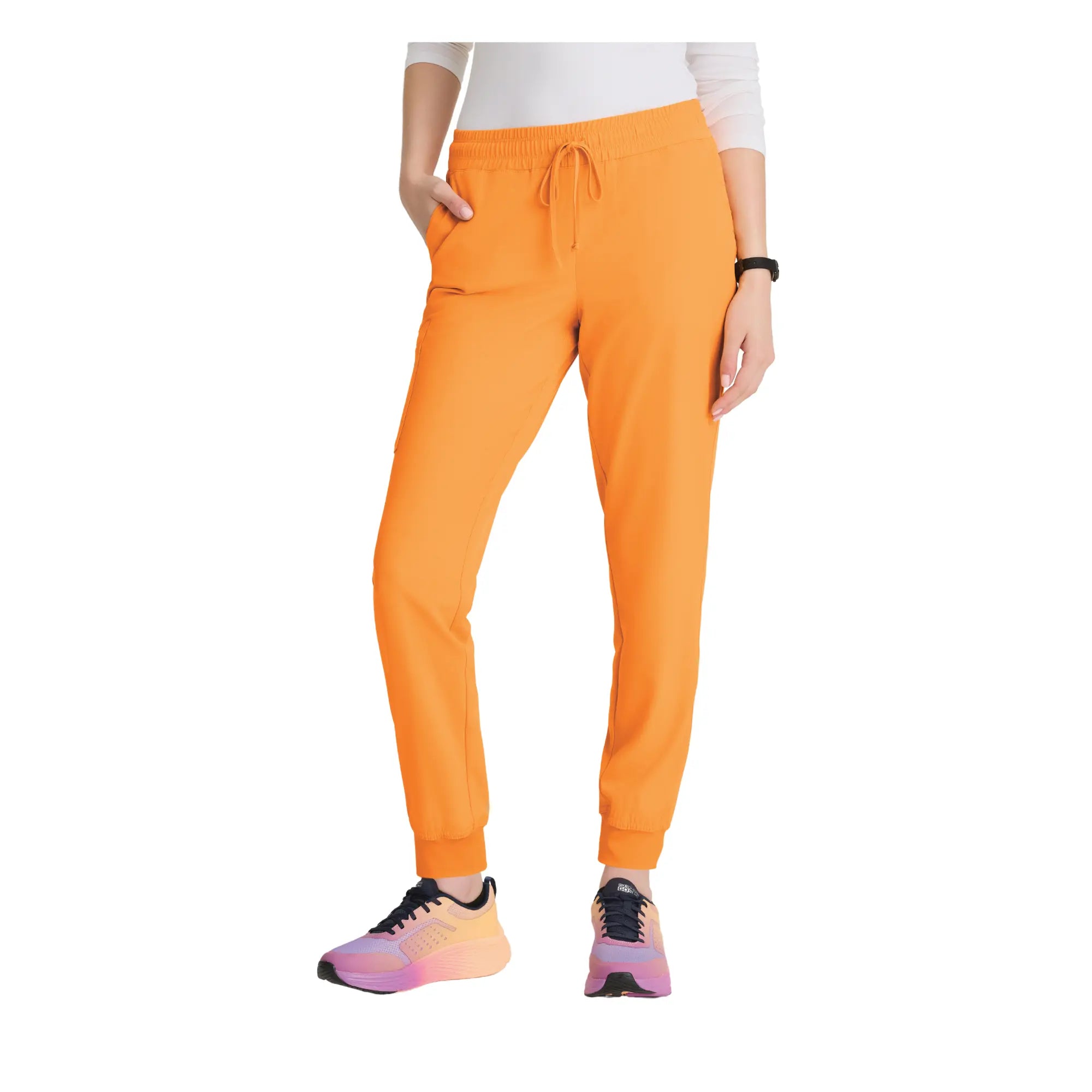 Elym - Jogging avec cordon de serrage - Femme - Skechers SKECHERS  Orange / XL