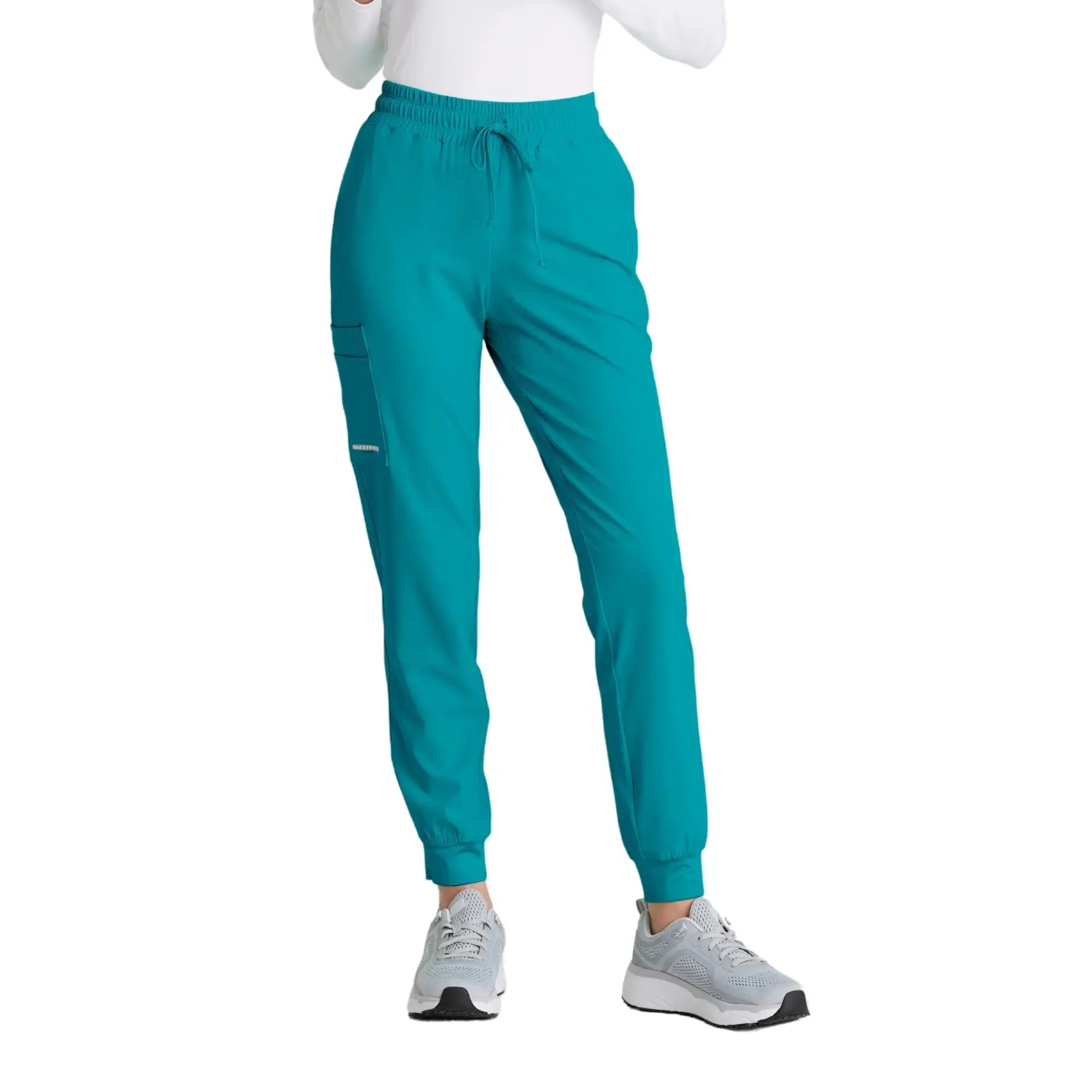 Elym - Jogging avec cordon de serrage - Femme - Skechers SKECHERS  Bleu Caraïbes / XL