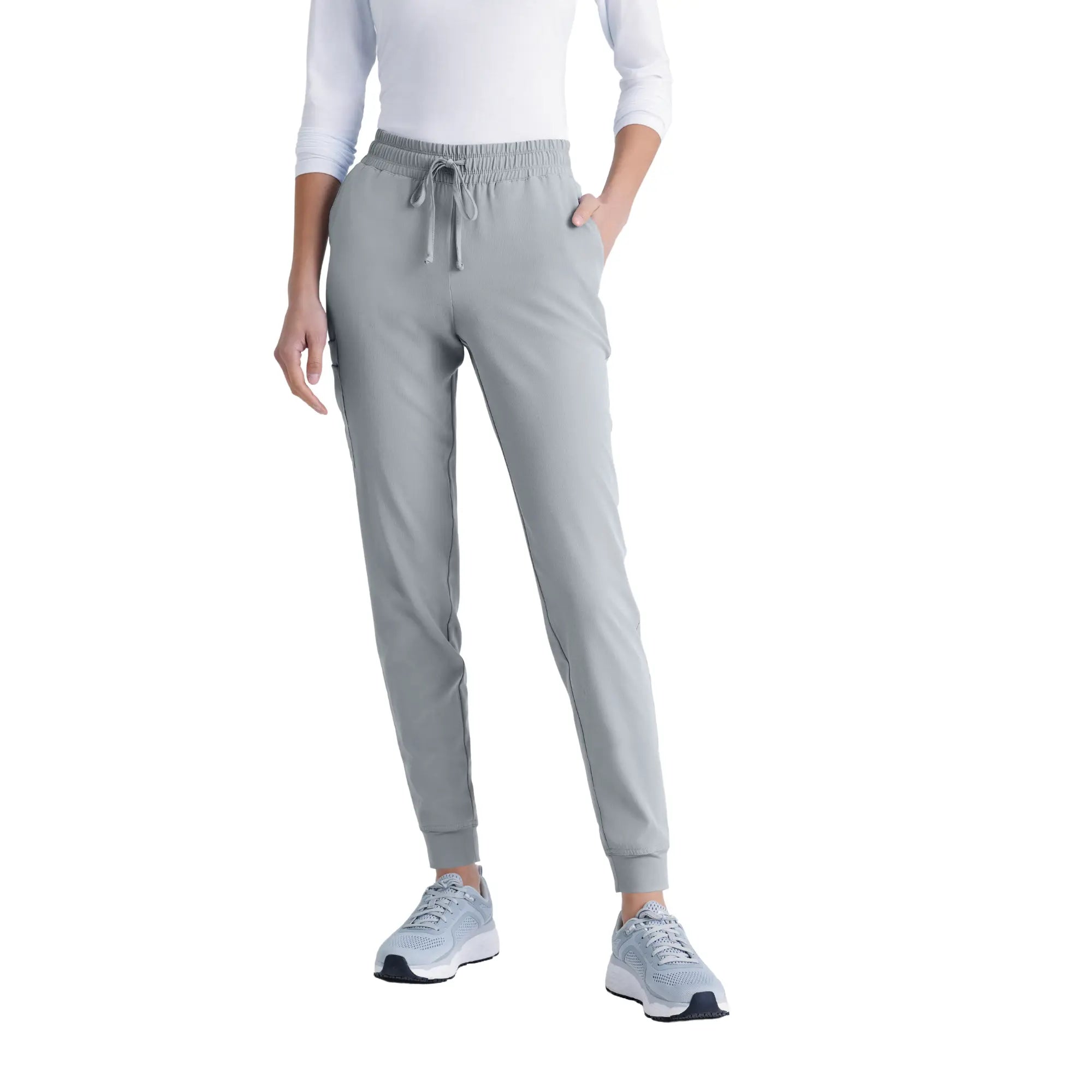 Elym - Jogging avec cordon de serrage - Femme - Skechers SKECHERS  Gris Clair / XL