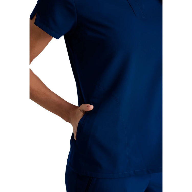 Flora - Tunique col à bande - Femme - Grey’s Anatomy Stretch GREYS ANATOMY STRETCH