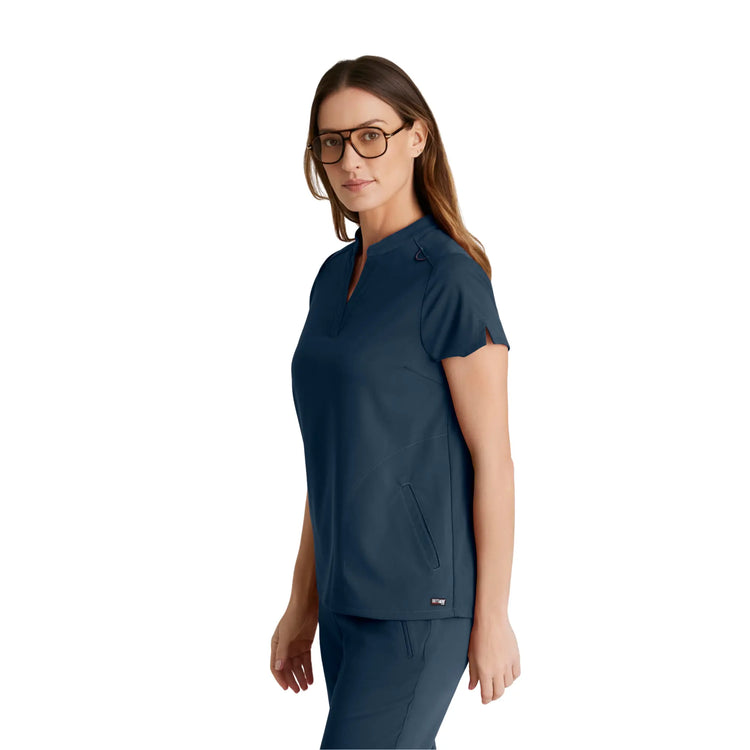 Flora - Tunique col à bande - Femme - Grey’s Anatomy Stretch GREYS ANATOMY STRETCH