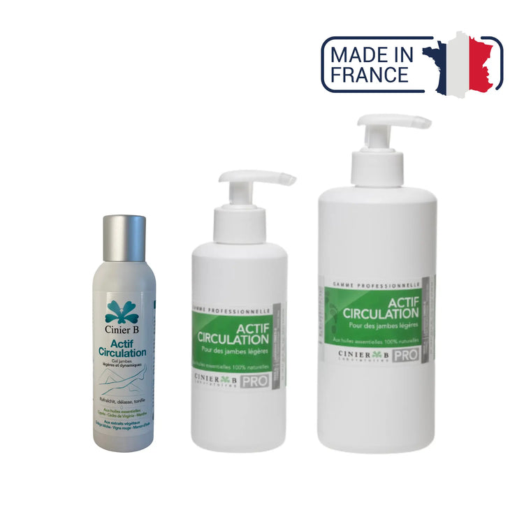 Gel Actif Circulation - Effet de fraîcheur - 3 contenances - Laboratoires Cinier B Laboratoires Cinier B 