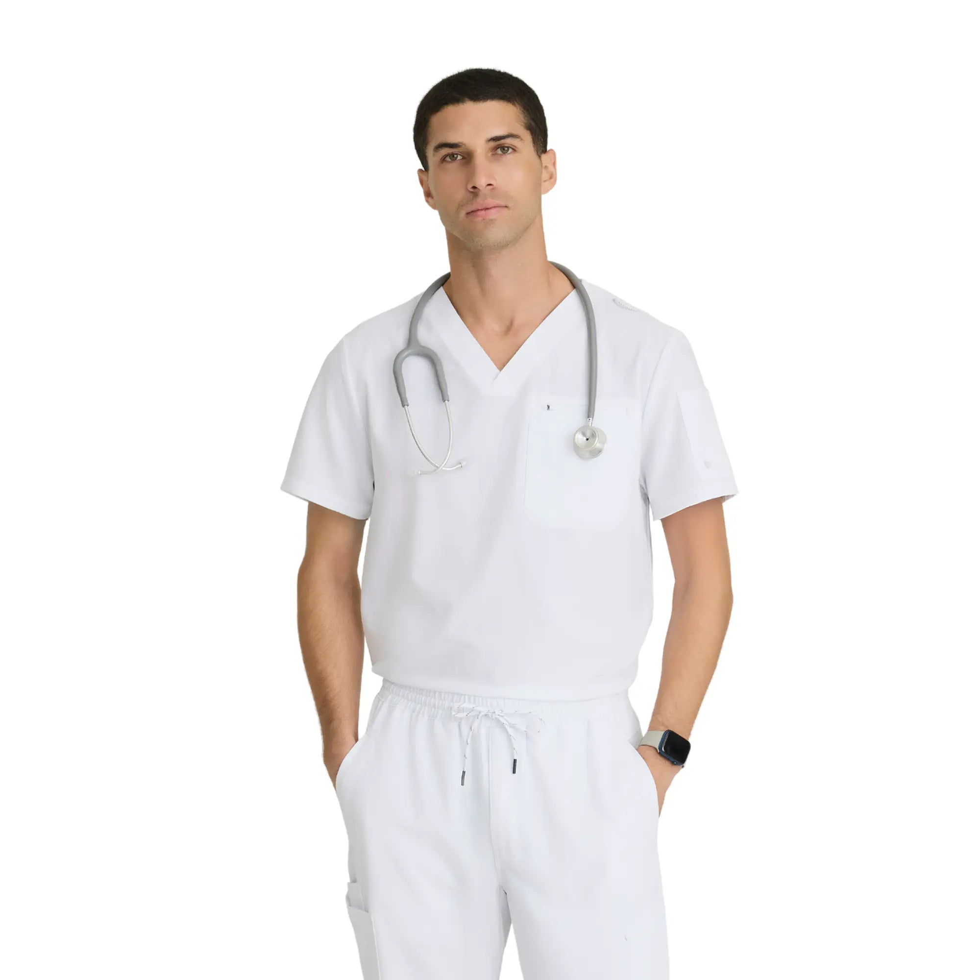 Genève - Tunique Col V - Homme - Barco Unify BARCO  Blanc / XL