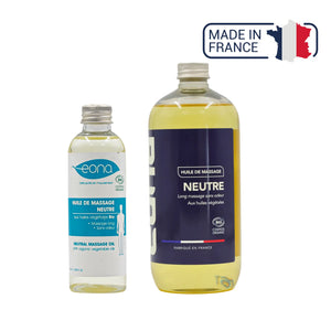 Huile de massage Neutre - Bio - 2 contenances - Eona Eona 