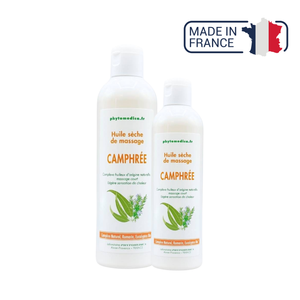 Huile sèche chauffante de Massage - Camphrée - deux contenances - Phytomedica Laboratoires Phytomedica 