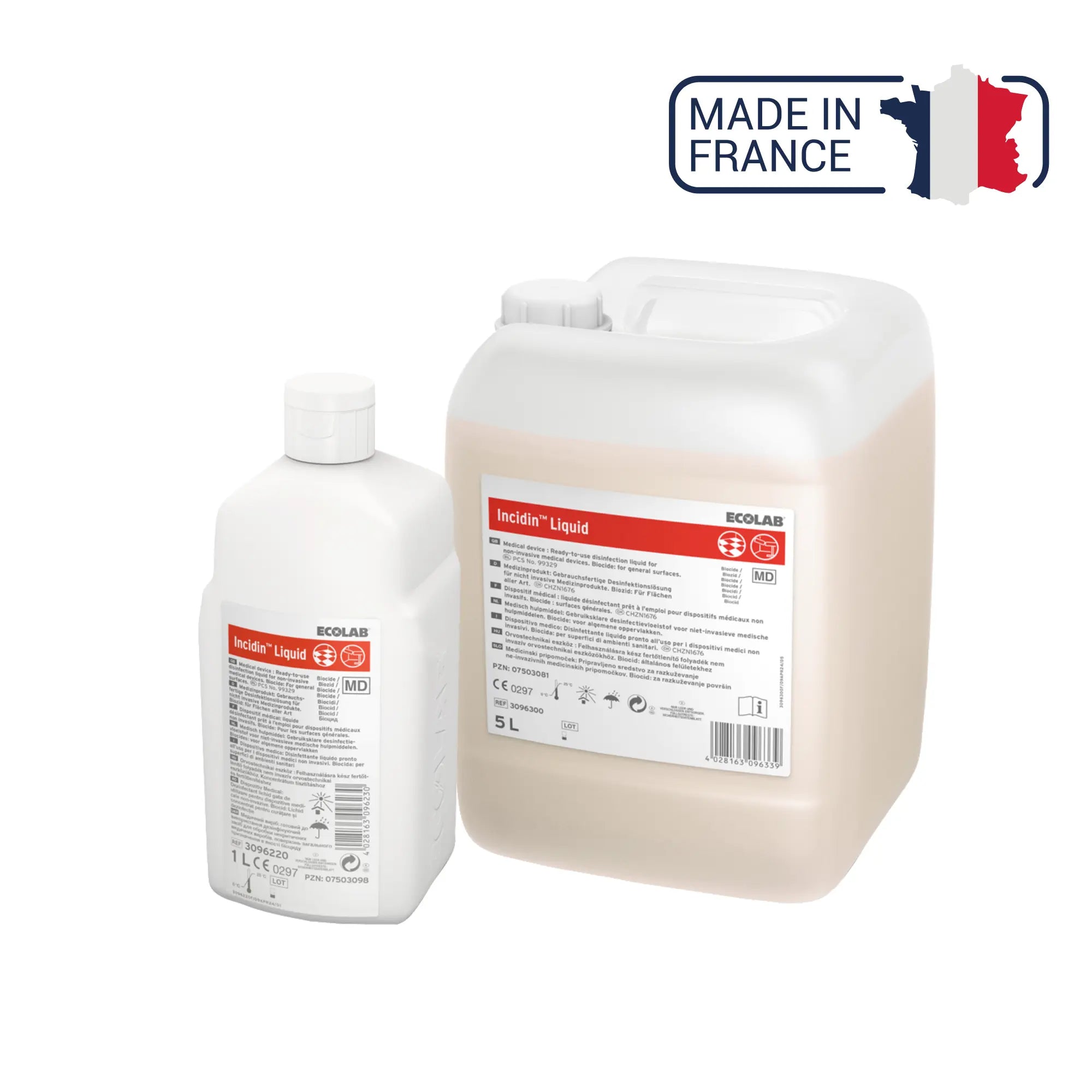 Incidin Liquid - Désinfection Surfaces - 2 contenances - Ecolab by Anios Anios 