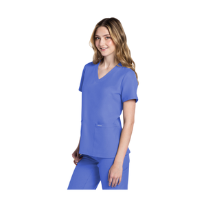 Lacanau - Tunique médicale - Col V  - Manches courtes - Femme - Cherokee Cherokee Authentic Workwear 
