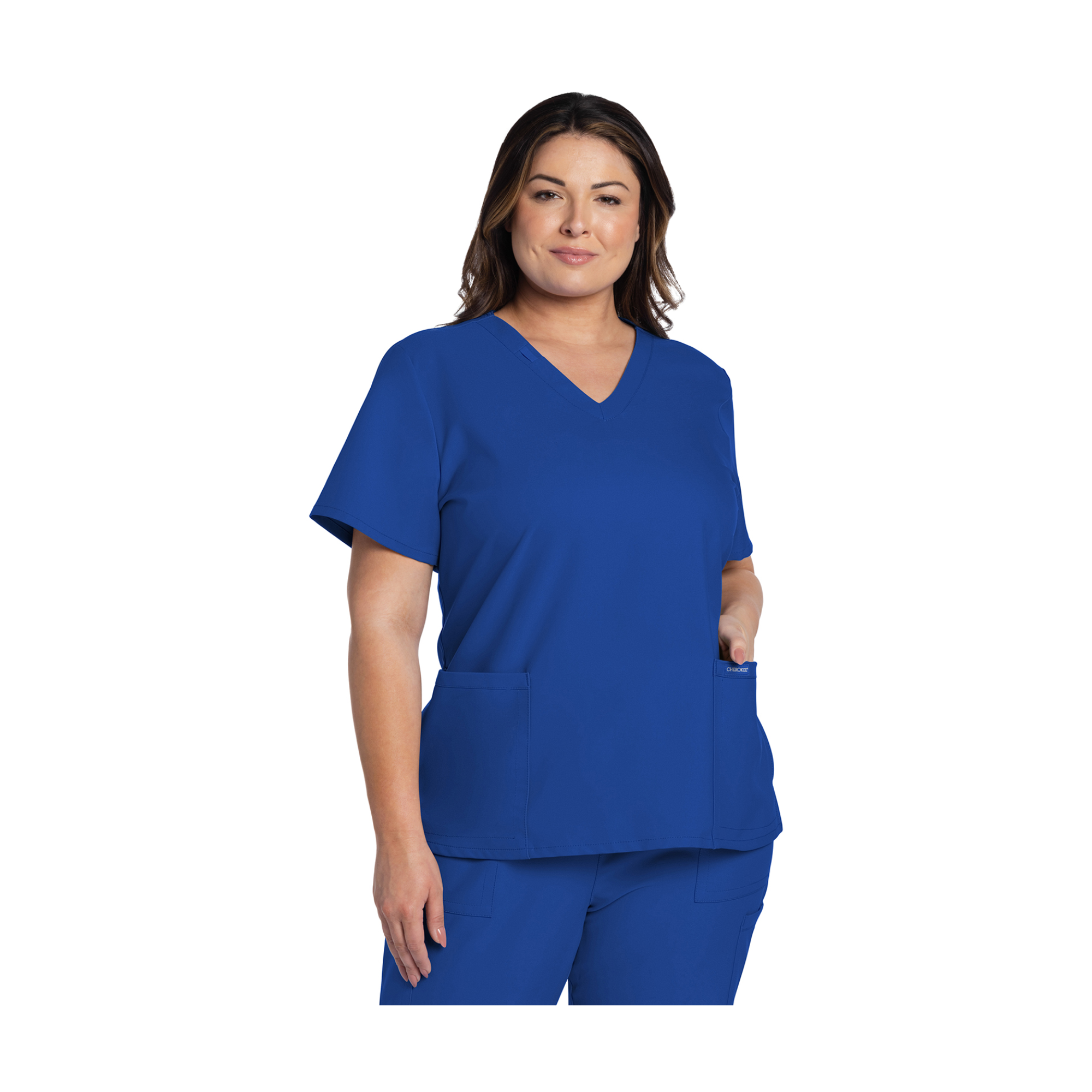 Lacanau - Tunique médicale - Col V  - Manches courtes - Femme - Cherokee Cherokee Authentic Workwear 