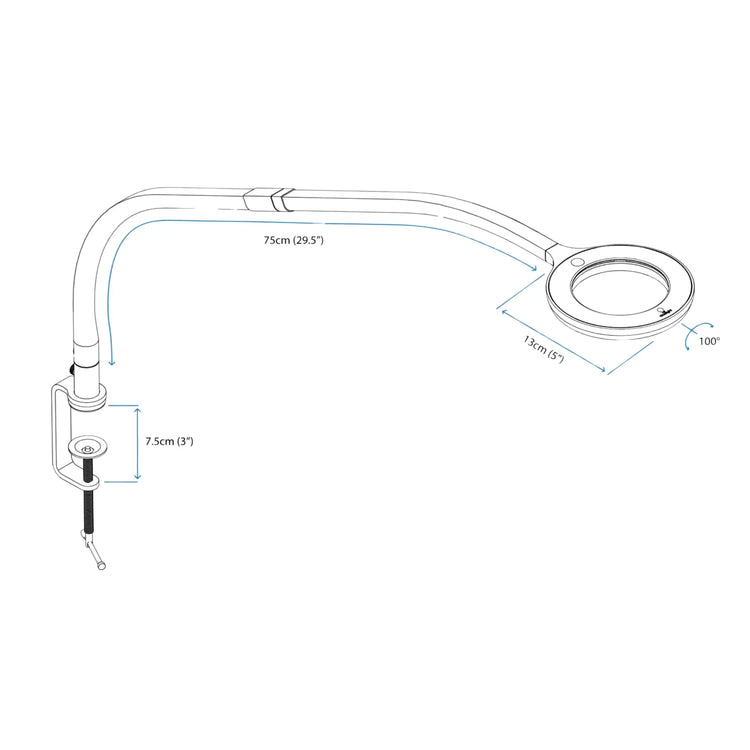 Lampe loupe LED Omega 3,5  - Ruck Ruck 
