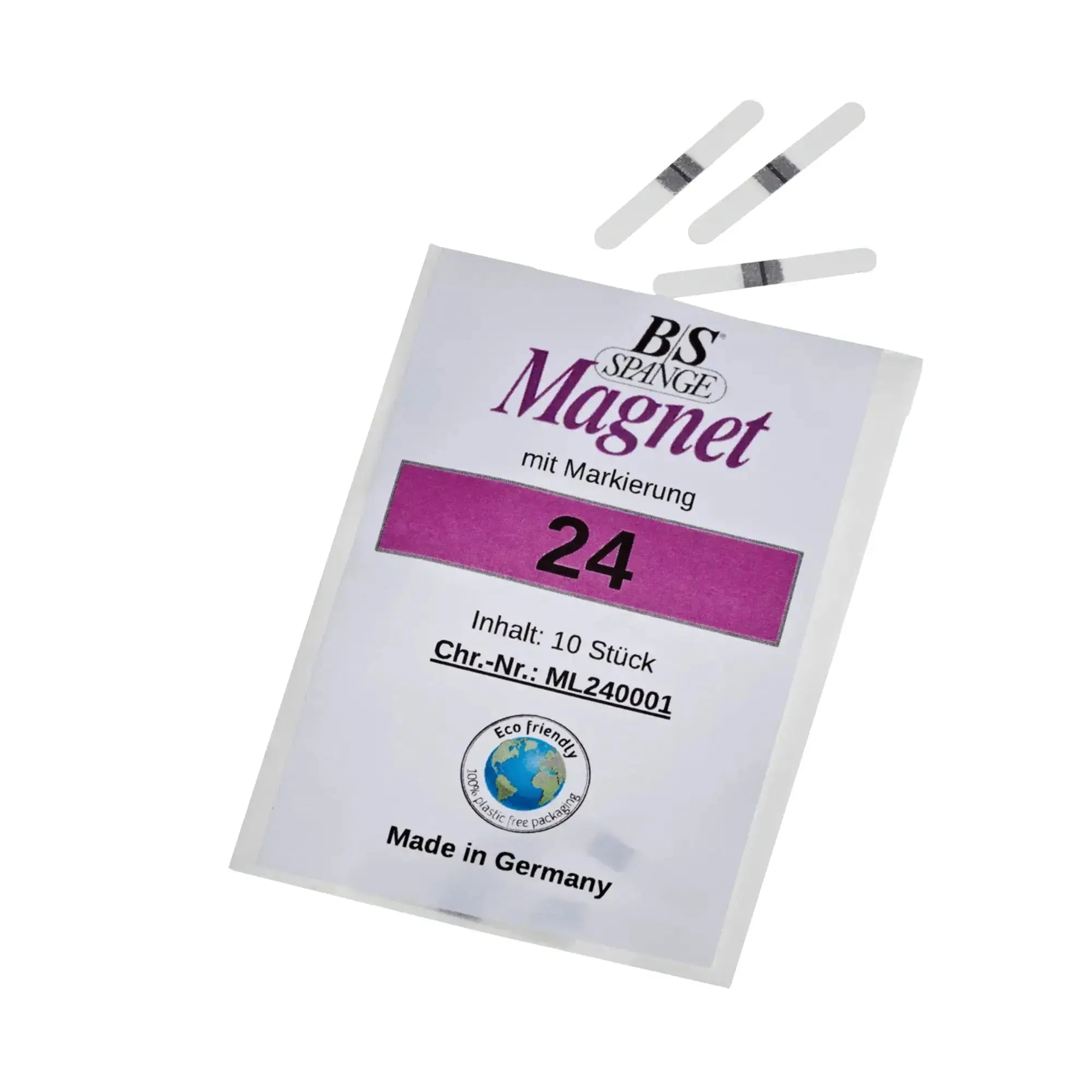 Languettes B/S Magnet - Lot de 10 - Largeur 3 mm - Plusieurs tailles - Ruck B/S Spange 