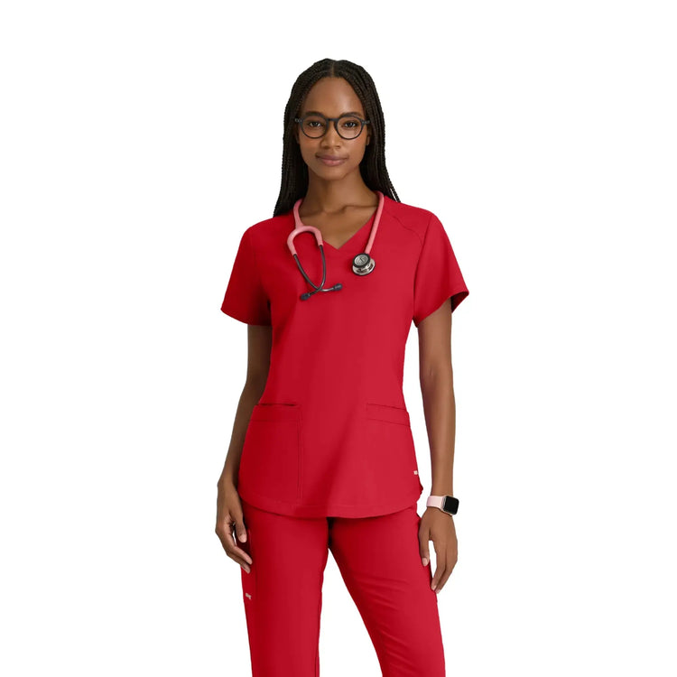Luma - V-neck tunic - Women - Grey’s Anatomy Evolve Grey’s Anatomy  Red / XL
