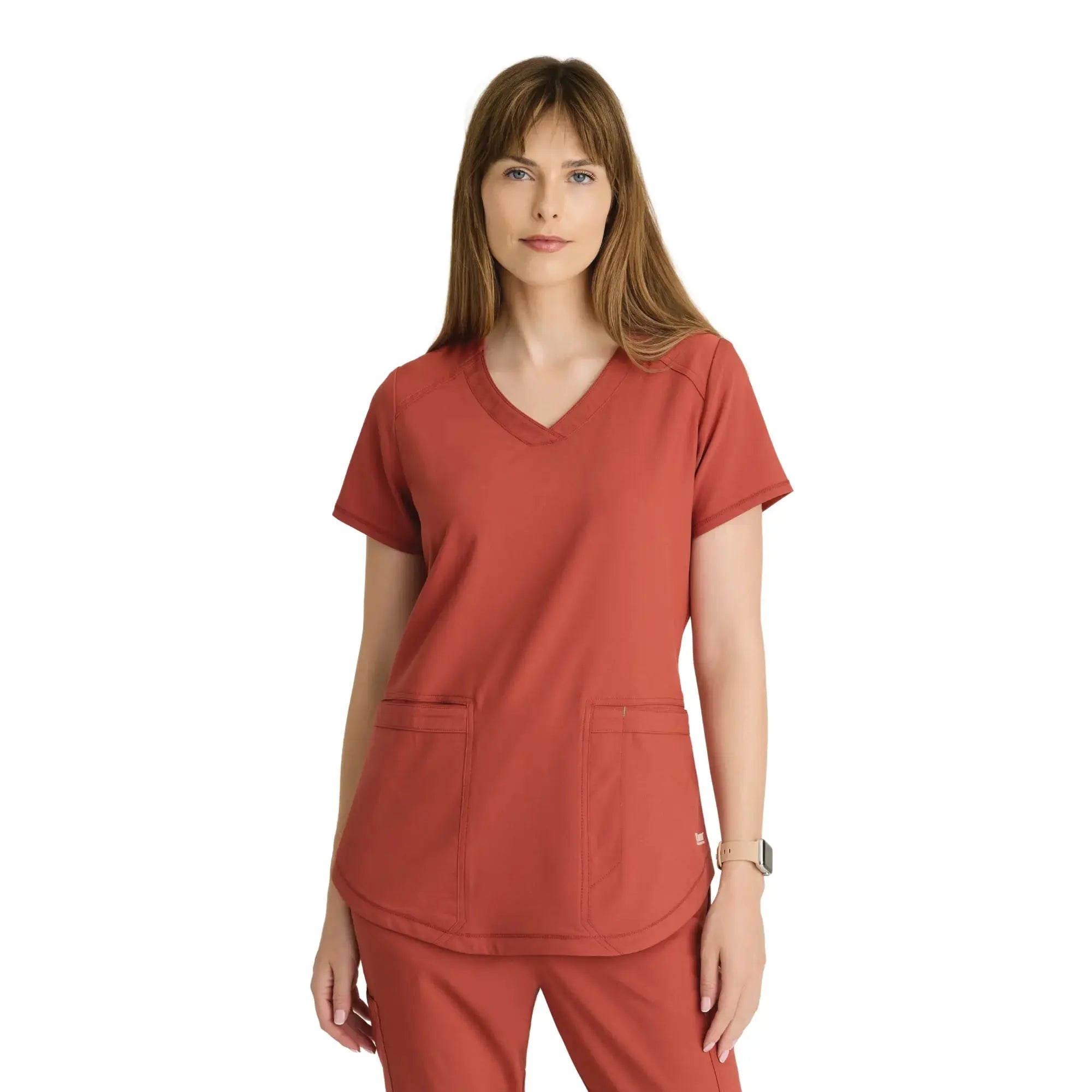 Luma - V-neck tunic - Women - Grey’s Anatomy Evolve Grey’s Anatomy  Earth Red / XL
