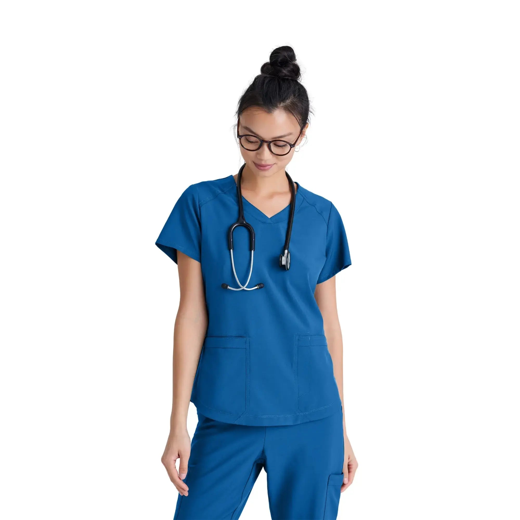 Luma - V-neck tunic - Women - Grey’s Anatomy Evolve Grey’s Anatomy Royal Blue / XL