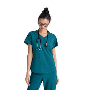 Luma - V-neck tunic - Women - Grey’s Anatomy Evolve Grey’s Anatomy Caribbean Blue / XL