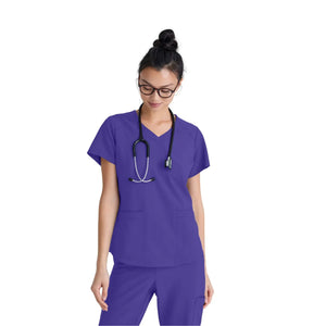 Luma - V-neck tunic - Women - Grey’s Anatomy Evolve Grey’s Anatomy  Raisin / XL