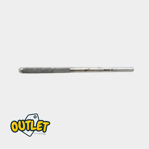 Manche porte lame de burin - 12 cm - Inox // Fin de série My Podologie 