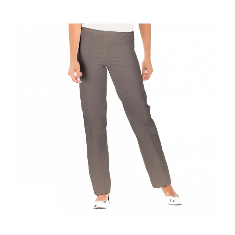 Manu - Pantalon Taupe - Mixte - Ceinture élastique - Sans poche My Blouse 