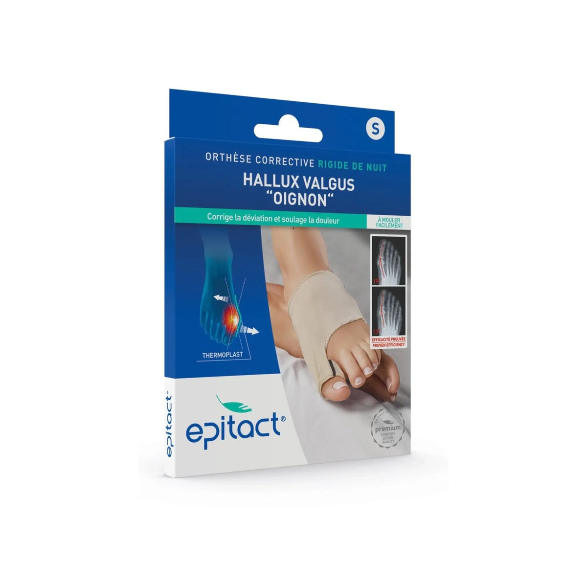 Orthèse Hallux Valgus Nuit - 3 tailles différentes - EPITACT Epitact - Millet Innovation 