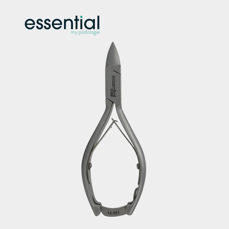 Pince à ongles -  Coupe droite - Mors effilés - 13,5 cm - Inox - Bec droit - Essential by My Podologie