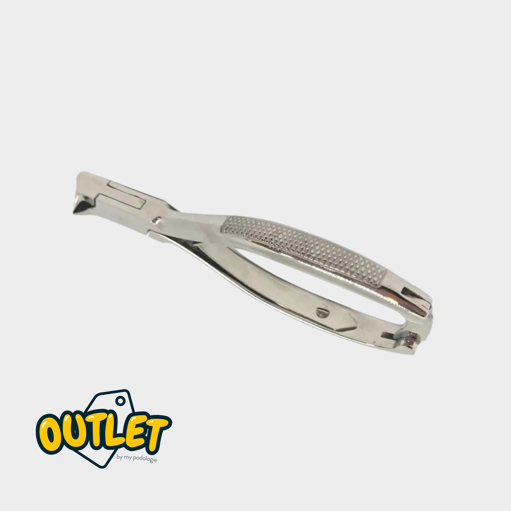 Pince à ongles - Coupe concave - Mors obliques - Ressort double - Inox - Elibasic by Eloi Podologie // Fin de série My Podologie 