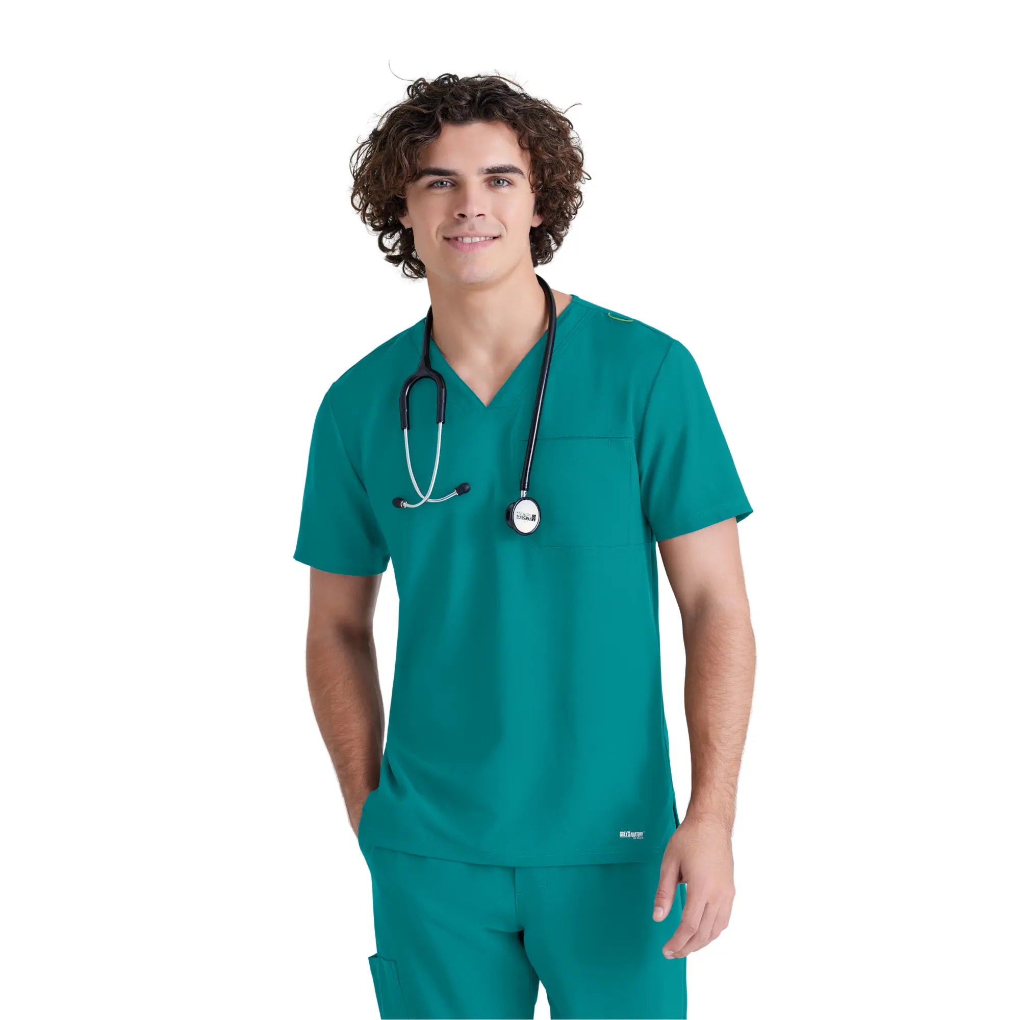 Prague - Tunique col V - Homme - Grey’s Anatomy Evolve Grey’s Anatomy  Bleu Caraïbes / XL