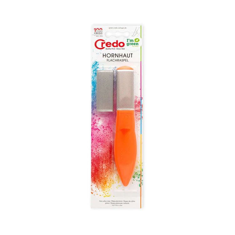 Pedicure rasp with stainless steel friction surface - 19 cm - Credo Credo 