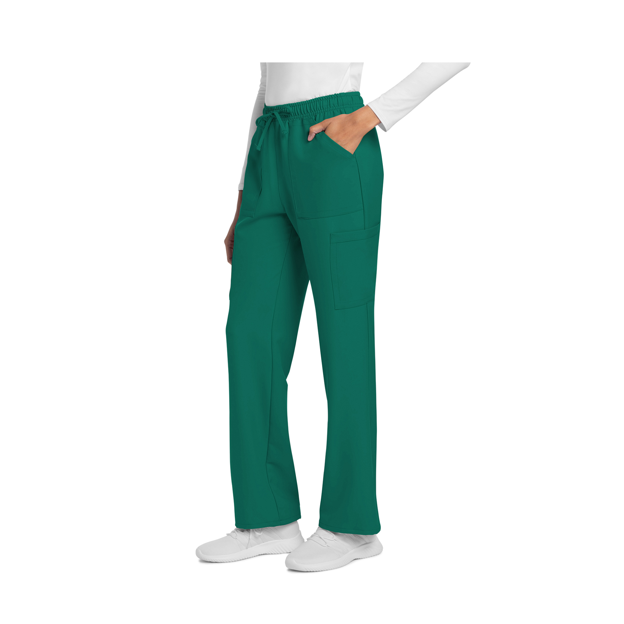 Saint-Malo - Pantalon jambes droites à cordon de serrage - Femme - Cherokee Cherokee Authentic Workwear 