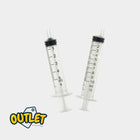 3-Part Syringes - Various Capacities - Luer Lock // Clearance Sale
