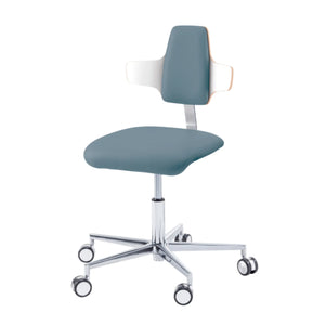 Siège praticien - COMFORT - Ruck - Dossier Napoleon My Podologie  CPL-Blanc-Océan-Long