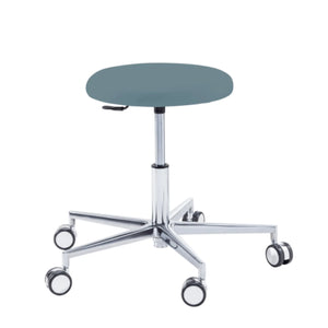 Siège praticien - ROUND - Ruck - Ressort à Gaz Long Ruck  Océan-Sans-Dossier-Sans-matière