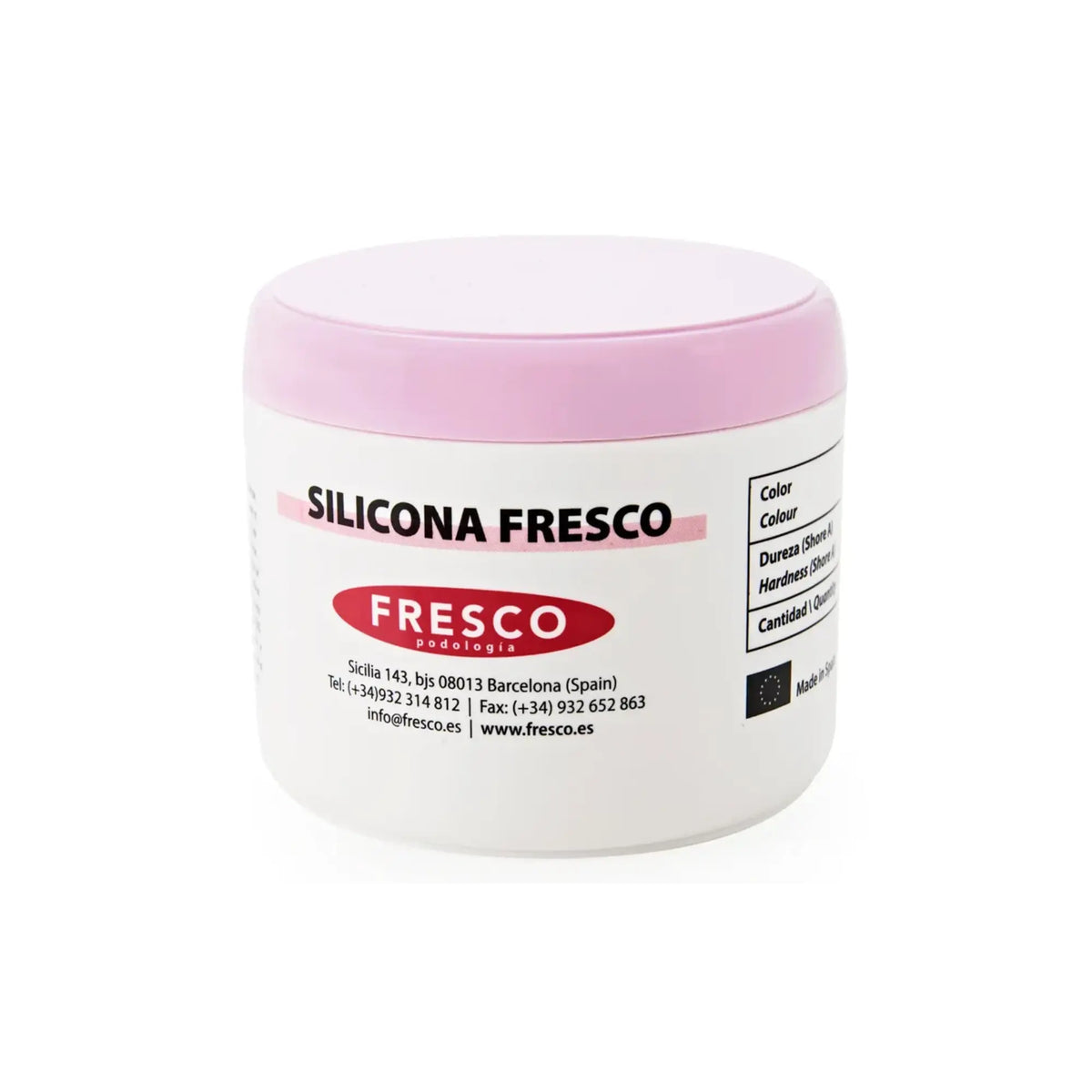 Silicone orthoplastie - Semi-rigide - Shore A 14-16 - Rose clair - 500g - Fresco Fresco Podologia 