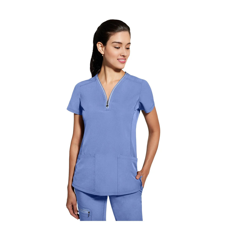 Sonia - Zipped V-neck tunic - Women - Healing Hands Healing Hands 