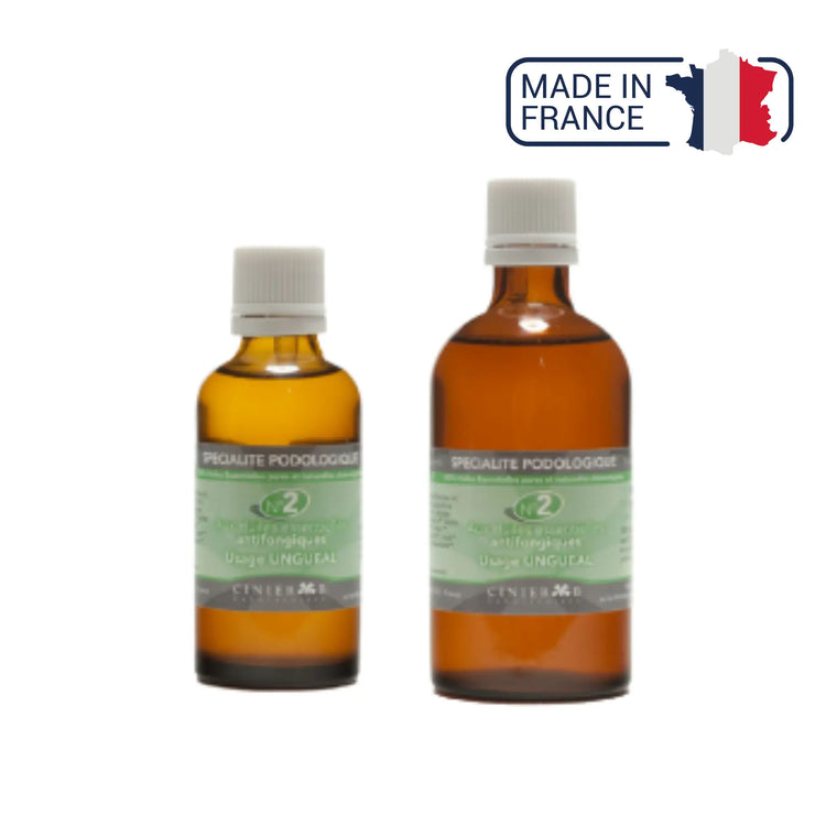 Spécialité N°2 Antifongique Unguéal - 2 contenances - Huile 100% HE - Laboratoires Cinier B Laboratoires Cinier B 