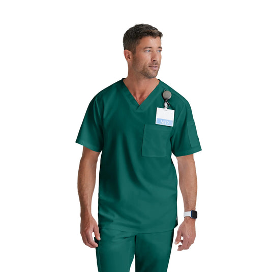 Toronto - Crossover V-neck tunic - Men - Grey’s Anatomy Grey’s Anatomy  Hunter Green / XL