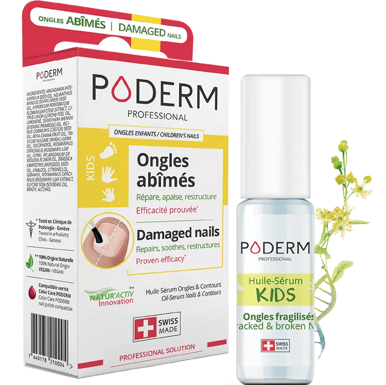 Traitement Sérum Ongles abîmés - Enfants - 8ml - Poderm Professional